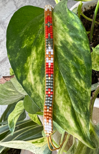 دستبند میوکی با ترکیب رنگ پاییزی