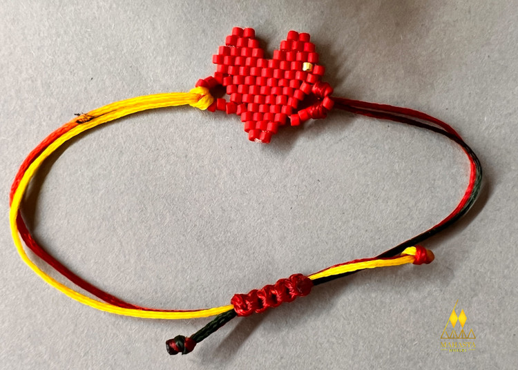 دستبند میوکی مدل بچه گانه طرح قلب