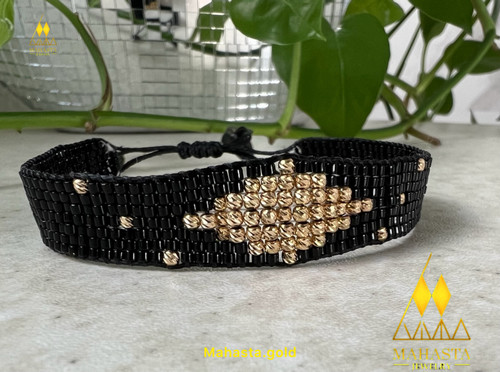 دستبند میوکی ترکیب با گوی البرنادو