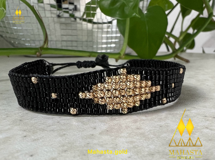 دستبند میوکی ترکیب با گوی البرنادو