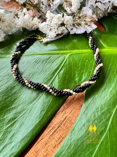 دستبند میوکی ترکیب با گوی البرنادو مدل پیچ