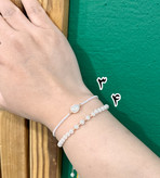 دستبند مروارید ترکیب با گوی البرناردو طل